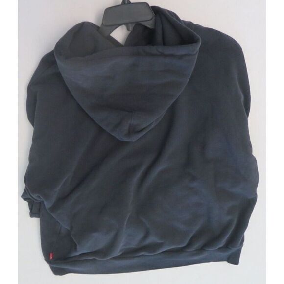 Levi's 852800018 Women's Sz L Black Cactus Serif Logo Hoodie Sweatshirt - Picture 7 of 7